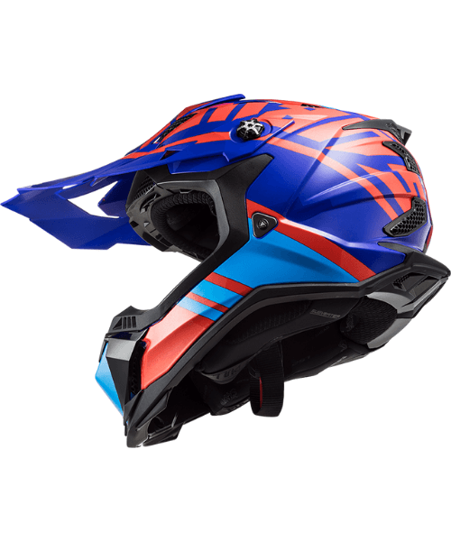 LS2 MX700 Subverter Evo Gammax Gloss H-V Yellow Green Helmet