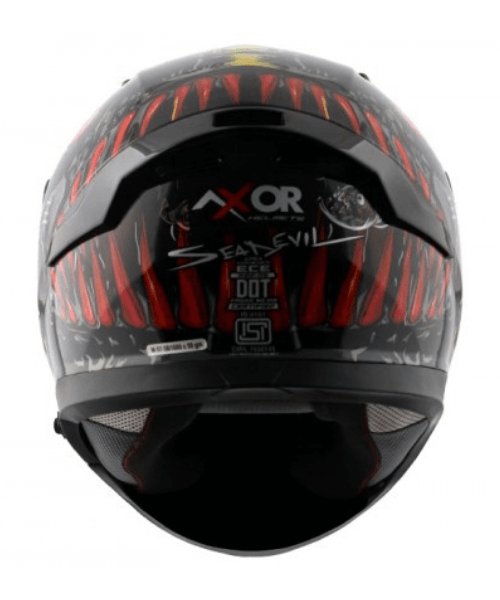 Axor Apex Sea Devil Black Red Helmet