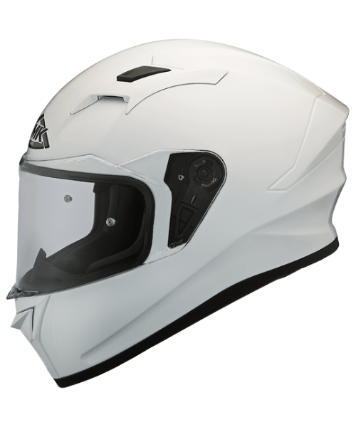 SMK Stellar Unicolour GL100 White Helmet