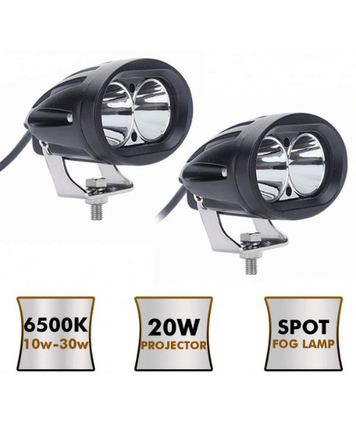 HJG Led 20W Oval Projector Fog Light - Pair