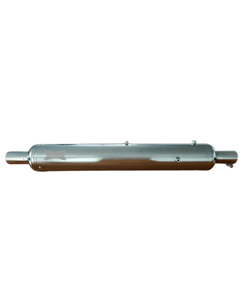 Moto Torque Replica Exhaust - Chrome