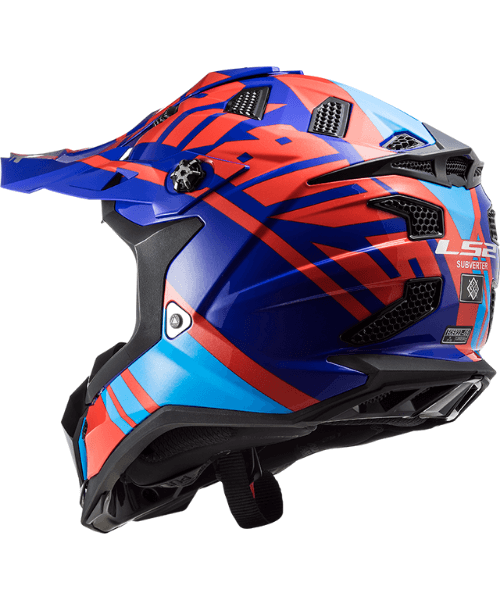 LS2 MX700 Subverter Evo Gammax Gloss H-V Yellow Green Helmet