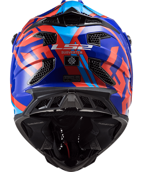LS2 MX700 Subverter Evo Gammax Gloss H-V Yellow Green Helmet