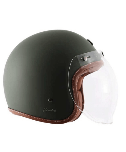 Axor Retro Jet Dull Battle Green Helmet