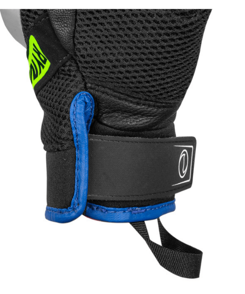 Rynox Gravel Dualsport Riding Gloves Hi-Viz Green Blue