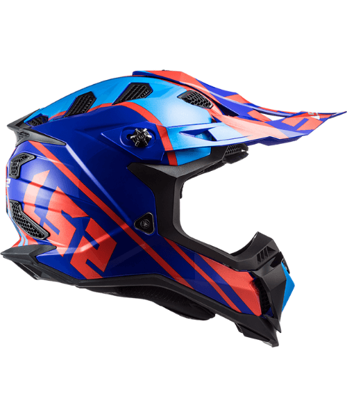 LS2 MX700 Subverter Evo Gammax Gloss H-V Yellow Green Helmet