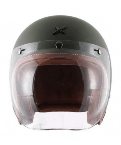 Axor Retro Jet Dull Battle Green Helmet