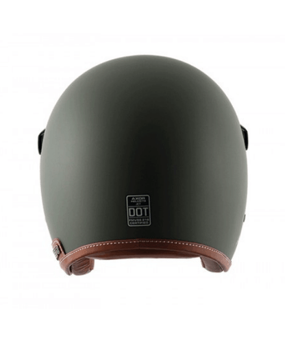 Axor Retro Jet Dull Battle Green Helmet