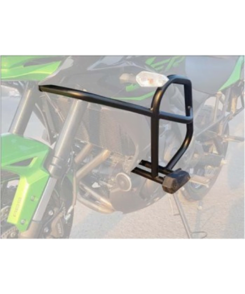 Zana Crash Guard with Slider Black - Kawasaki Versys 650