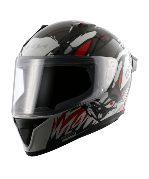 Vega Bolt Bunny White Red Helmet