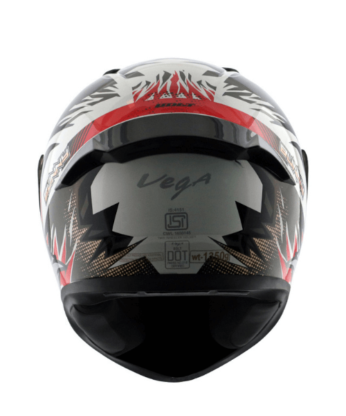 Vega Bolt Bunny White Red Helmet