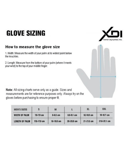 XDI Torque Master Semi Gauntlet Riding Gloves