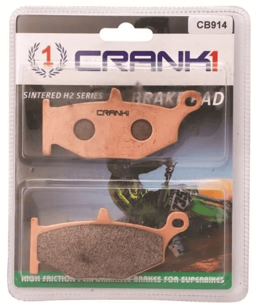 Crank1 Fully Sintered H2 Series Brake Pads for Suzuki GSX-R1000