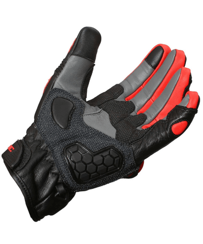 BBG Snell Iconic Riding Gloves - Red