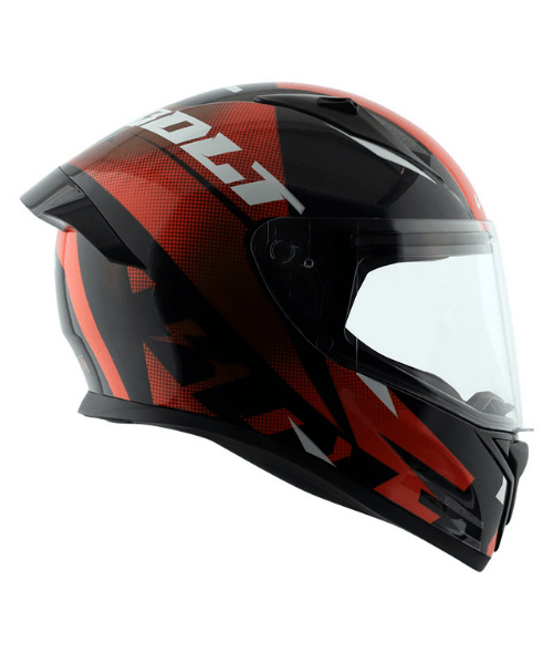 Vega Bolt Macho Black Orange Helmet