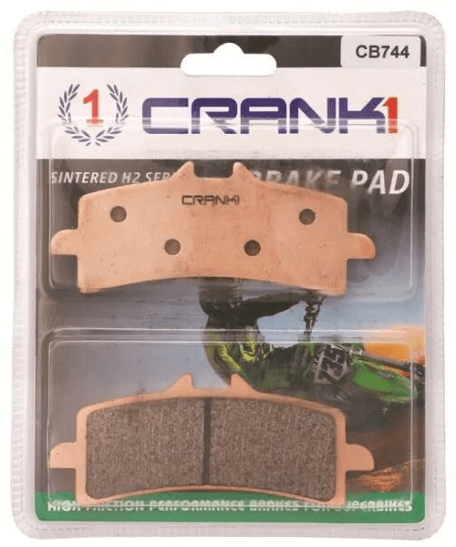 Crank1 Fully Sintered H2 Series Brake Pads for Kawasaki Ninja ZX-14R