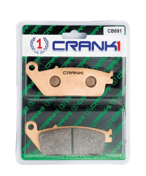 Crank1 Fully Sintered H2 Series Brake Pads for Triumph Bonneville A3