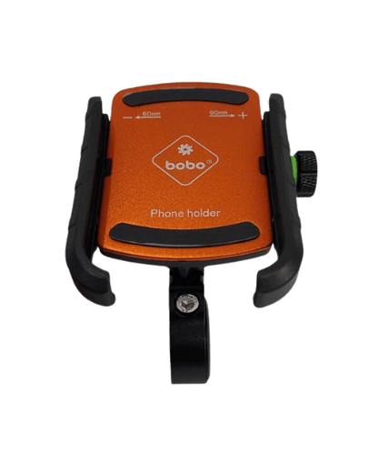 BOBO BM4 Jaw-Grip Bike / Cycle Phone Holder Motorcycle Mobile Mount - Orange