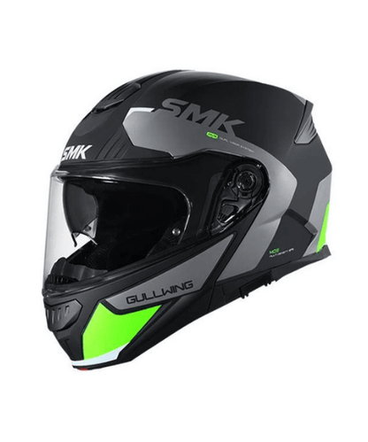 SMK Gullwing Kresto Matt MA264 Black Green Helmet