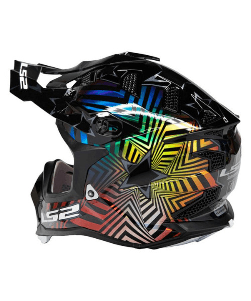 LS2 MX700 Subverter Evo Supercollider Holo Burst Helmet