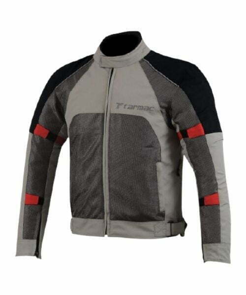 Tarmac Drifter II Level 2 Riding Jacket Grey Black Red