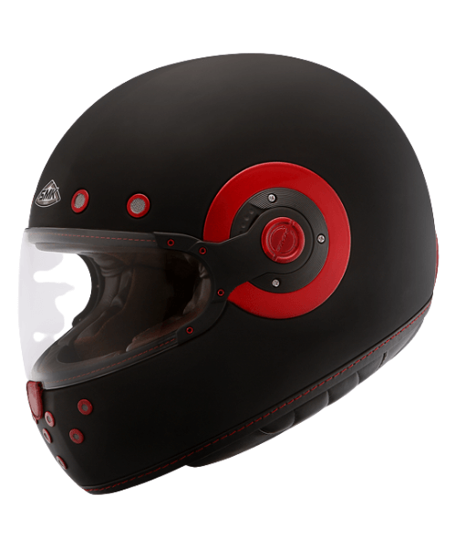 SMK Retro MA230 Matt Black Helmet