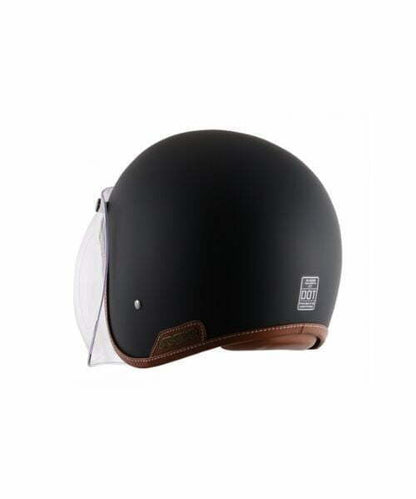 AXOR Retro Jet Helmet - Dull Black