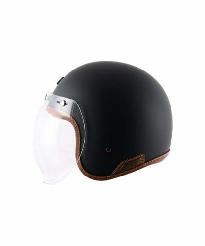 AXOR Retro Jet Helmet - Dull Black