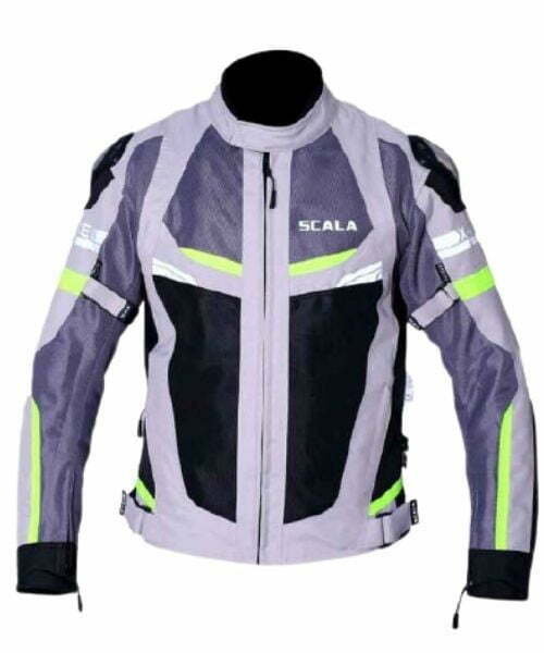 Scala X-Force Riding Jacket - S / off-white and grey