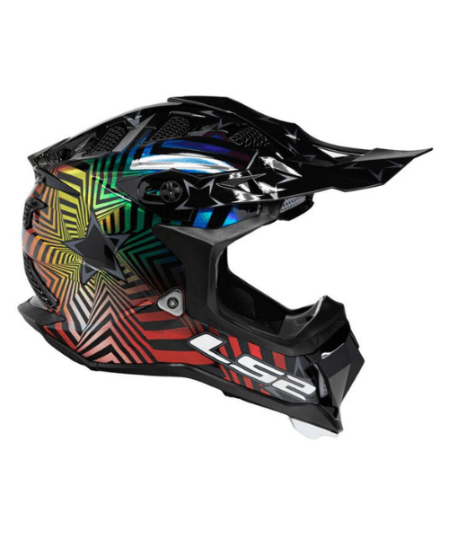 LS2 MX700 Subverter Evo Supercollider Holo Burst Helmet