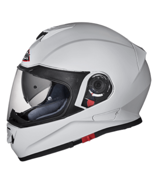 SMK Twister GL100 White Helmet
