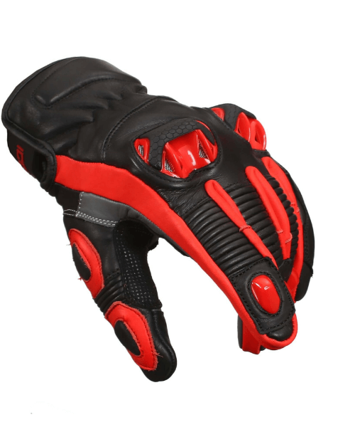 BBG Snell Iconic Riding Gloves - Red