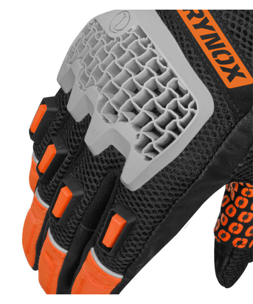 Rynox Gravel Dualsport Riding Gloves Blazing Orange