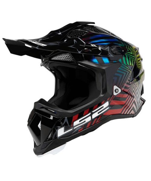 LS2 MX700 Subverter Evo Supercollider Holo Burst Helmet