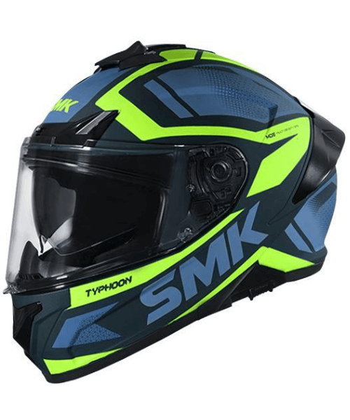 SMK Typhoon Thorn MA848 Green Helmet