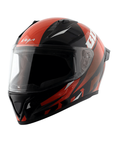 Vega Bolt Macho Black Orange Helmet