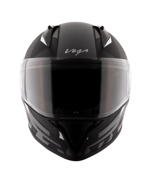 Vega Bolt Macho Dull Black Grey Helmet