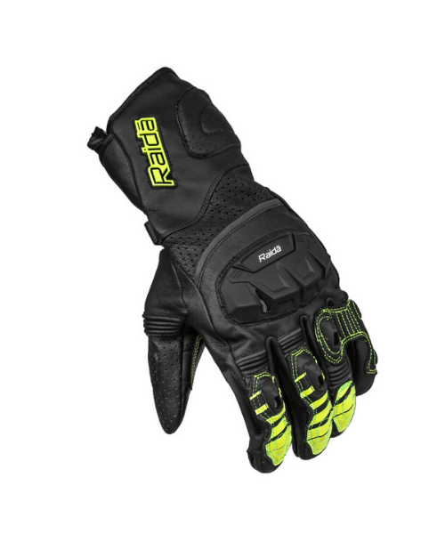 Raida AeroPrix Motorcycle Gloves Hi Viz