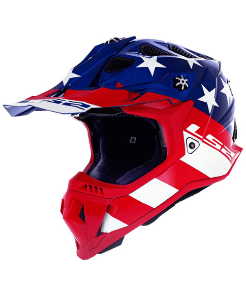 LS2 MX700 Subverter Evo Krome Glory Us Flag Helmet
