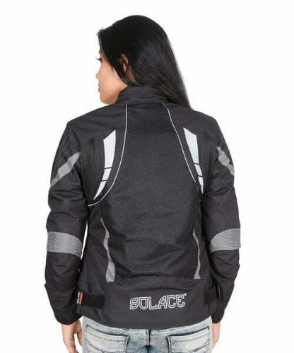 Solace Asmi V3.0 Ladies Riding Jacket - Black Grey