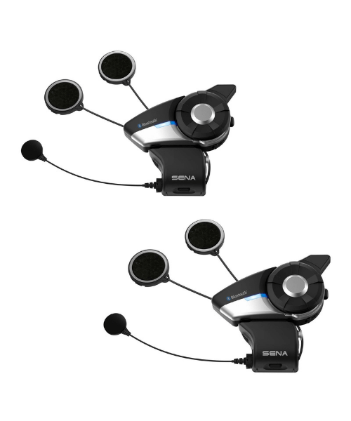 Sena 20S EVO Motorcycle Bluetooth Communication System - Dual Pack