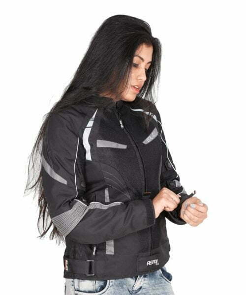 Solace Asmi V3.0 Ladies Riding Jacket - Black Grey