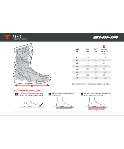 Shima RSX-6 Fluo Men Riding Boots