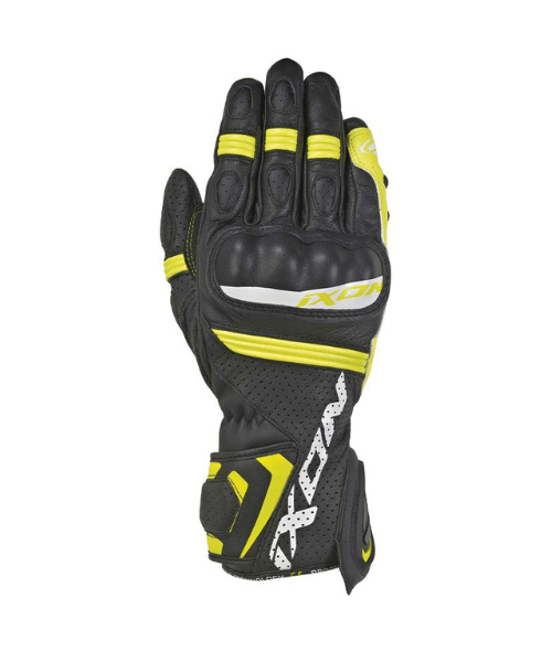 Ixon RS Tempo Air Riding Gloves - Black Bright Yellow