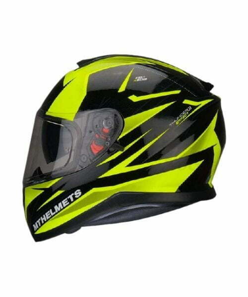 MT Thunder 3 SV Effect Helmet - Gloss Black Fluorescent Yellow