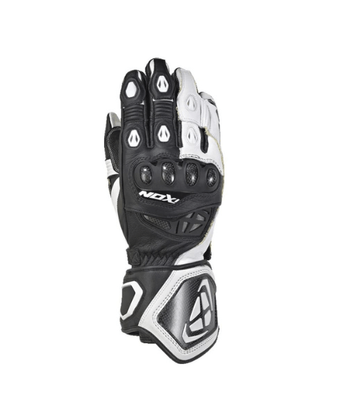 Ixon RS Genius Rep MS Leath Riding Gloves - Black White