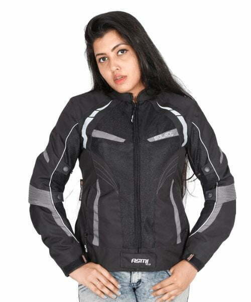 Solace Asmi V3.0 Ladies Riding Jacket - Black Grey