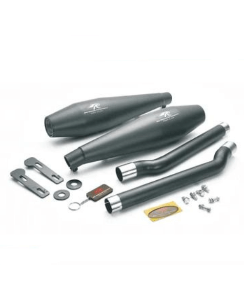 Red Rooster Performance Exhaust Jawa Perak for Jawa 42 / Jawa Classic - Black Matte