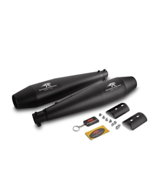 Red Rooster Performance Stellar Exhaust For Royal Enfield Interceptor 650 / GT 650 - Black Matte