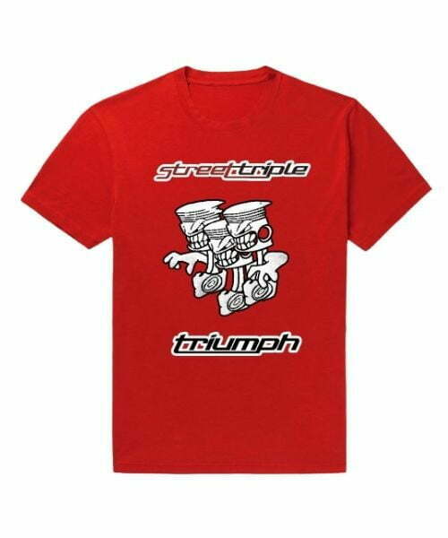 Fastbend Street Triple Triumph T-shirt - S / Red